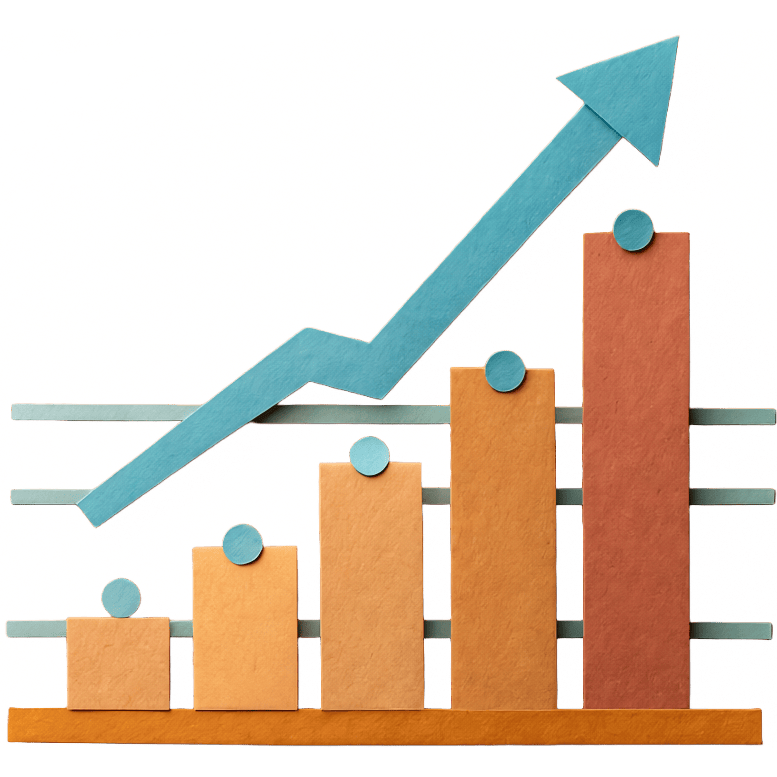 Compounding gains chart