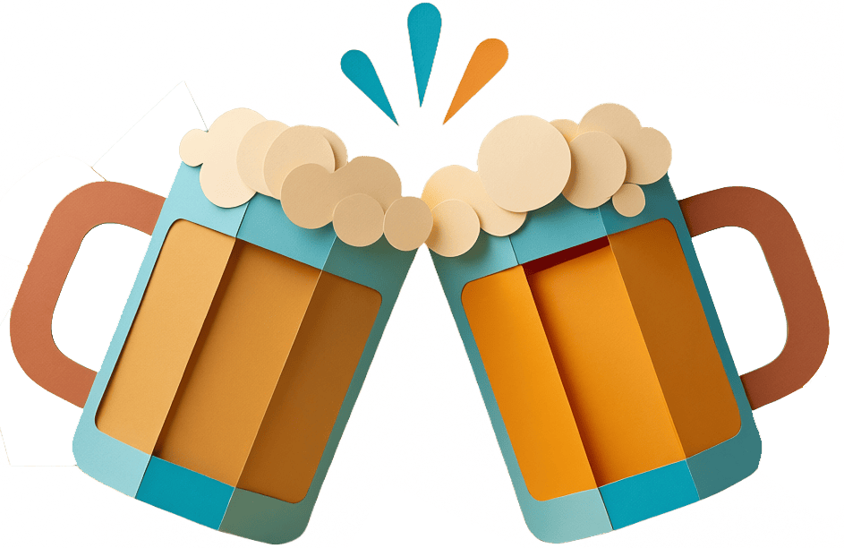 Two glasses cheersing